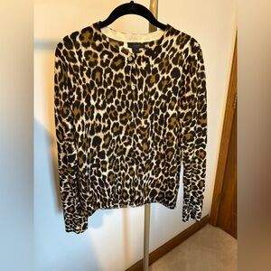 Leopard Print Women's Cardigan